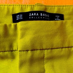 ZARA Basic Collection size 6 woman’s green pants